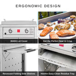 Fuego F27S 304SS Gas Griddle