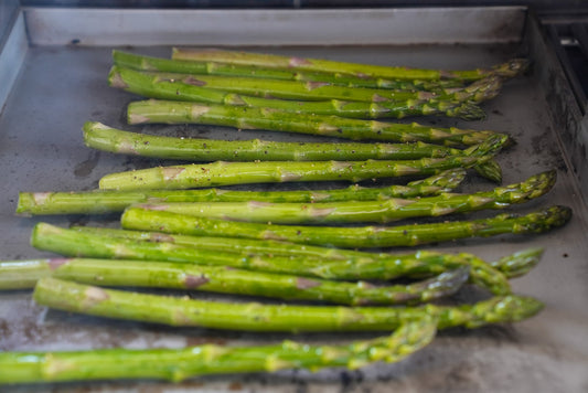 Grilled asparagus