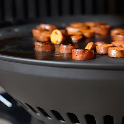 Professional Porcelain Enamel Cast-Iron Griddle