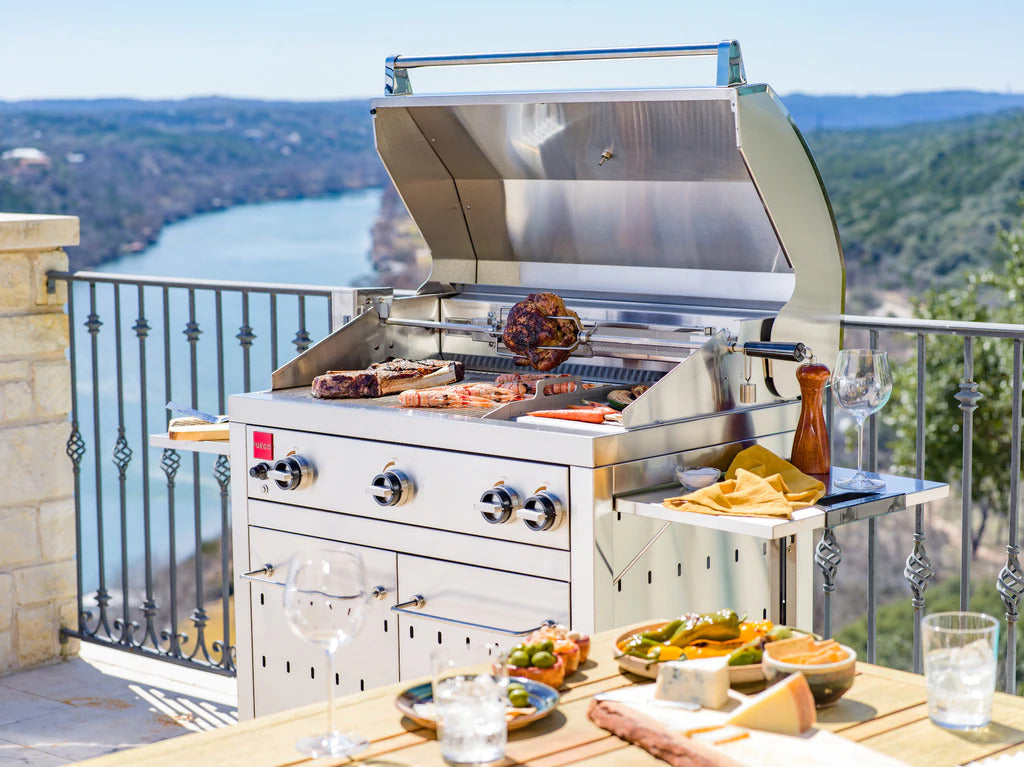 New Design Possibilities with an Electric, Built-In Outdoor Grill